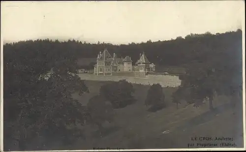 Ak Propières Rhône, Le Cros, Azolette