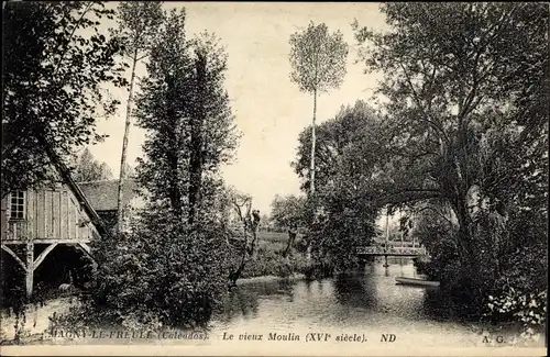 Ak Magny le Freule Calvados, Le vieux Moulin