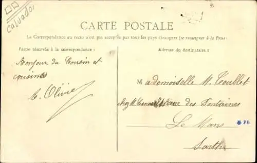 Ak Beuzeval Houlgate Calvados, La Grande Rue