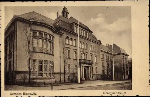 Ak Dresden Blasewitz, Realgymnasium