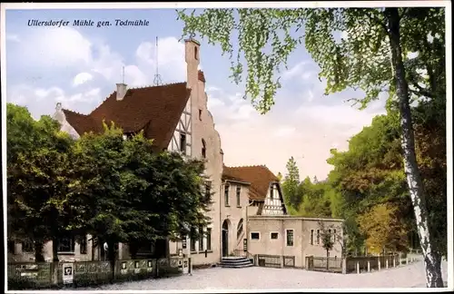 Ak Ullersdorf Radeberg in Sachsen, Ullersdorfer Mühle, Todmühle