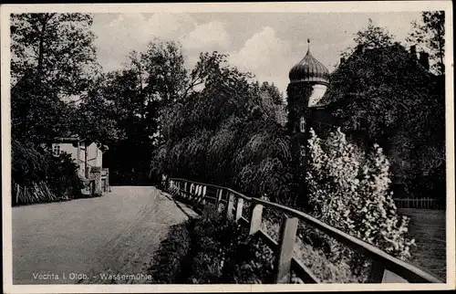 Ak Vechta in Oldenburg, Wassermühle