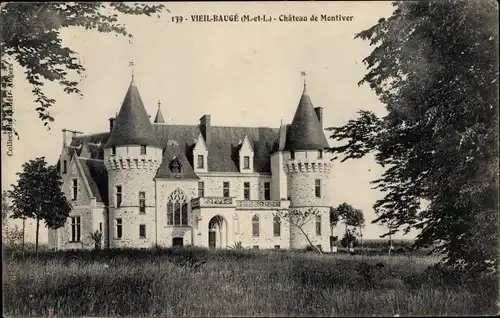 Ak Viel Baugé Maine et Loire, Château de Montiver