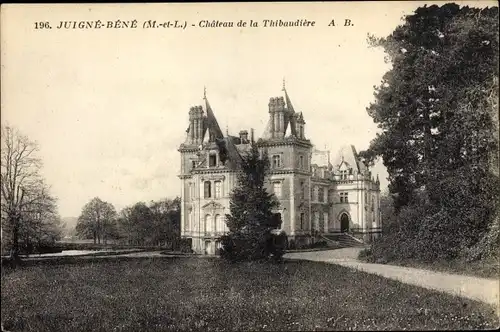 Ak Juigné Béné Maine et Loire, Château de la Thibaudière