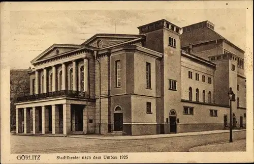 Ak Görlitz in der Lausitz, Stadttheater nach dem Umbau 1925