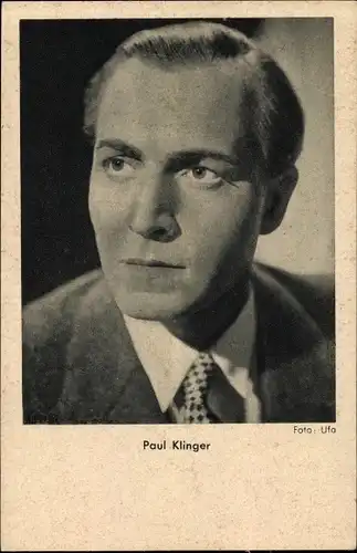 Ak Schauspieler Paul Klinger, Ross Verlag