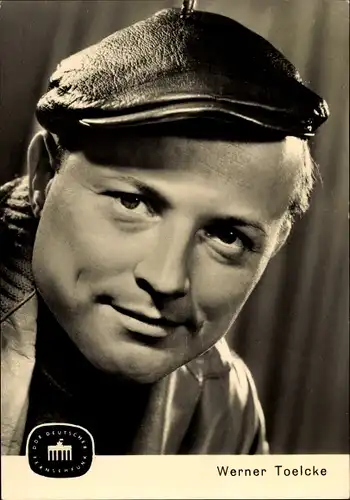 Ak Schauspieler Werner Tölcke, DDR Deutscher Fernsehfunk, Portrait