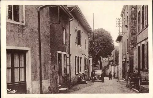 Ak Saint Igny de Vers Rhône, Route de Monsols