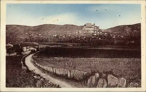 Ak Chatillon d'Azergues Rhône, Vue generale prise de la Colletiere