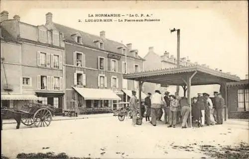 Ak Luc sur Mer Calvados, La Pierre aux Poissons