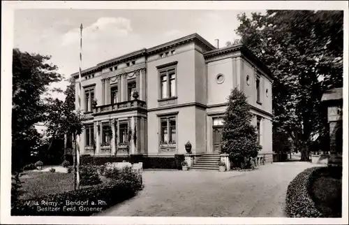 Ak Bendorf am Rhein, Villa Remy, Inh. Ferd. Groener