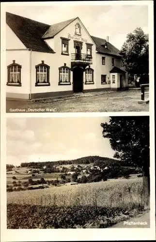 Ak Pfaffenheck Nörtershausen im Hunsrück, Gasthaus Deutscher Wald, Inh. Wwe. Peter Bildhauer