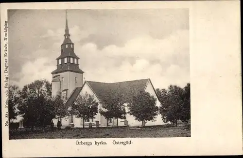 Ak Östergötl Schweden, Orberga kyrka