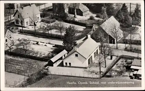 Ak Haarlo Gelderland, Openb. School met anderwijzerswoning