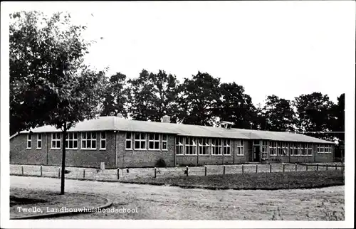 Ak Twello Voorst Gelderland, Landbouwhuishoudschool