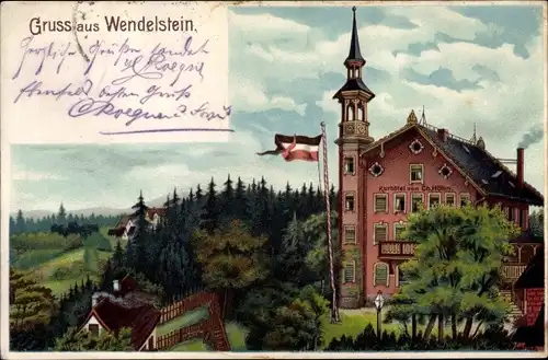 Litho Wendelstein Roth Bayern, Kuhotel