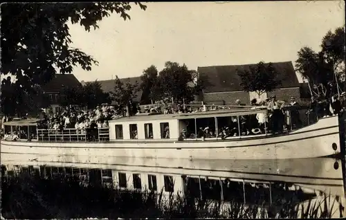 Foto Ak Fürth in Mittelfranken Bayern, Dampfer