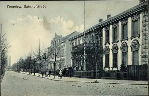 Ak Torgelow an der Uecker, Bahnhofstraße