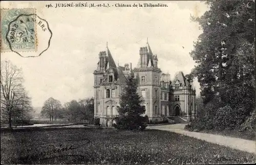 Ak Juigné Béné Maine et Loire, Château de la Thibaudière