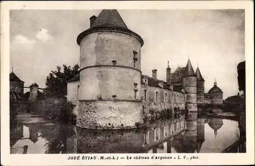 Ak Joué Étiau Maine et Loire, Le Château d'Argonne