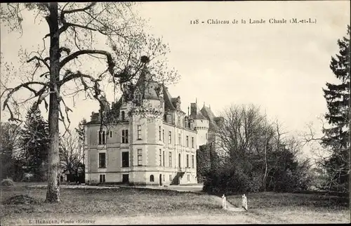 Ak La Lande Chasle Maine et Loire, Château