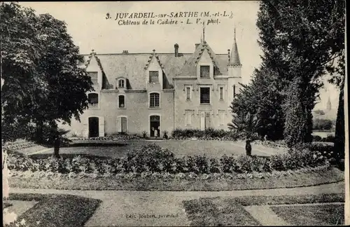 Ak Juvardeil sur Sarthe Maine-et-Loire, Château de la Cadière