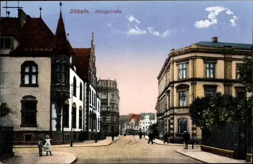 Ak Döbeln Sachsen, Königsstraße