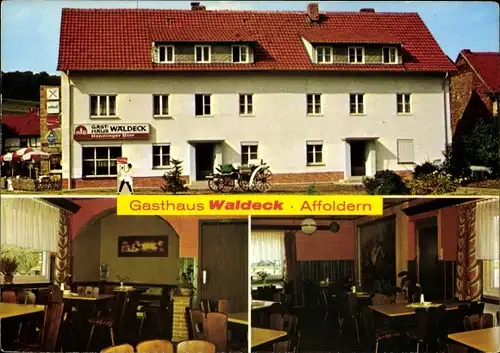 Ak Affoldern Edertal Hessen, Gasthaus Waldeck