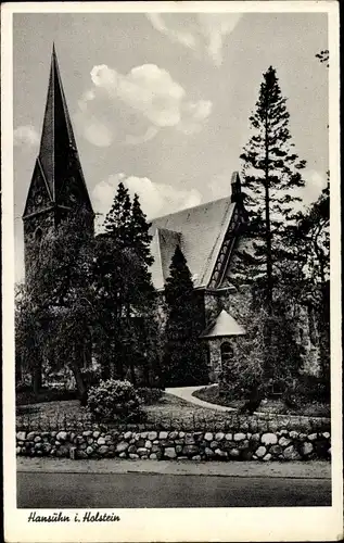 Ak Hansühn Wangels in Holstein, Kirche