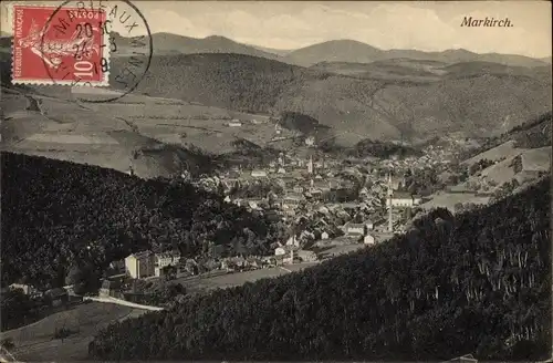 Ak Sainte Marie aux Mines Markirch Elsass Haut Rhin, Vue generale