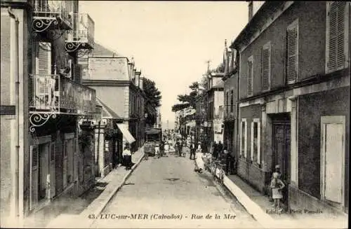 Ak Luc sur Mer Calvados, Rue de la Mer