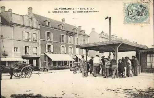 Ak Luc sur Mer Calvados, La Pierre aux Poissons