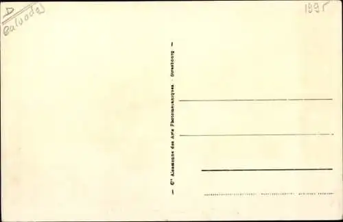 Ak Langrune Calvados, Les Villas sur la Digue