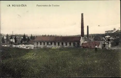 Ak La Buissière Isère, Panorama de l'usine