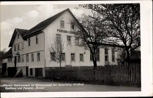 Ak Waldrennach Neuenbürg an der Enz Schwarzwald, Gasthof Sonne