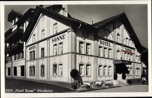 Ak Oberstdorf im Oberallgäu, Hotel Sonne, Inh. H. Popp