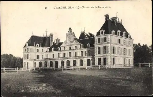 Ak Juvardeil sur Sarthe Maine-et-Loire, Château de la Buronniére