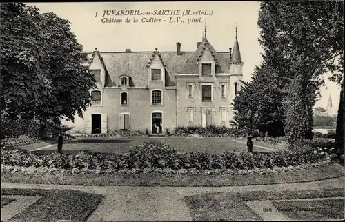 Ak Juvardeil sur Sarthe Maine-et-Loire, Château de la Cadière