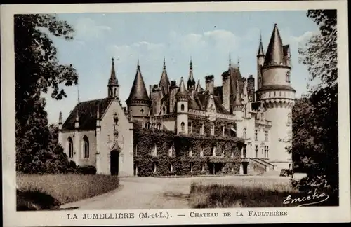 Ak La Jumellière Maine-et-Loire, Château de la Faultrière