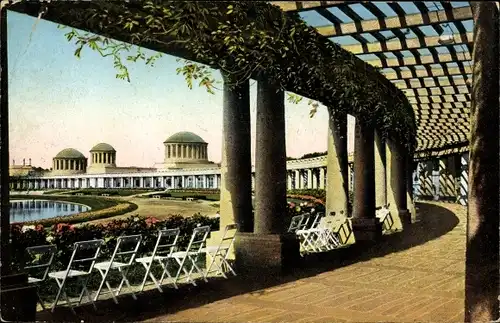 Ak Wrocław Breslau Schlesien, Pergola, Historische Ausstellung, Jahrhundertfeier der Freiheitskriege