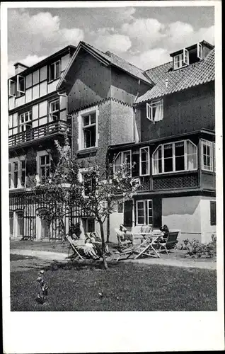 Ak Timmendorfer Strand in Holstein, Erholungsheim Dünenhaus, Strandallee 44