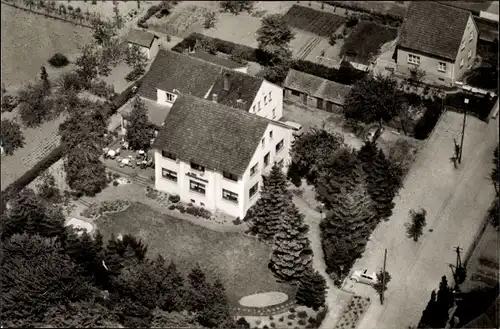 Ak Amshausen Steinhagen in Westfalen, Fliegeraufnahme, Hotel zur Steinhägerquelle