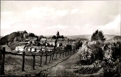 Ak Rhoden Diemelstadt Hessen, Panorama, Ortspartie