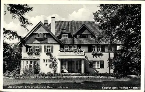 Ak Reinfeld in Schleswig Holstein, Holstenhof, Erholungsheim der Hamburger Hochbahn