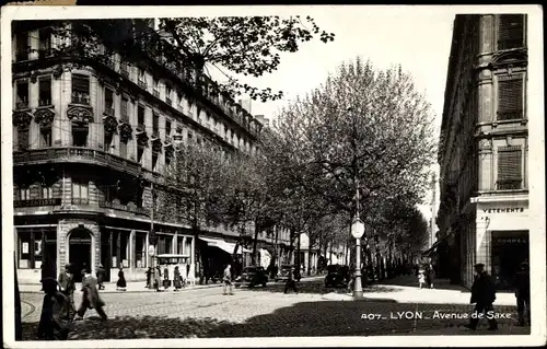 Ak Lyon Rhône, Avenue de Saxe