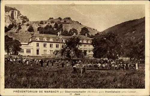 Ak Obermorschwihr Obermorschweier Elsass Haut Rhin, Preventorium de Marbach