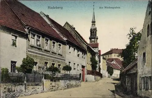 Ak Radeberg in Sachsen, Am Niedergraben