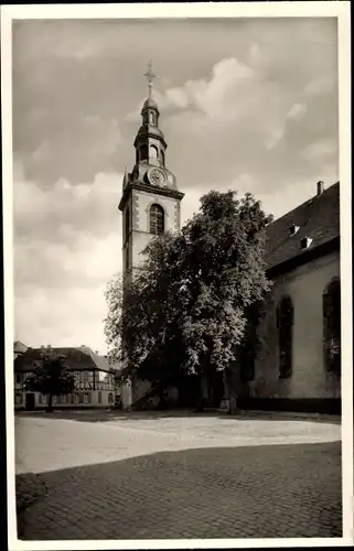 Ak Dirmstein in der Pfalz, Kath. Pfarrkirche St. Laurentius