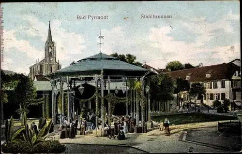 Ak Bad Pyrmont in Niedersachsen, Stahlbrunnen