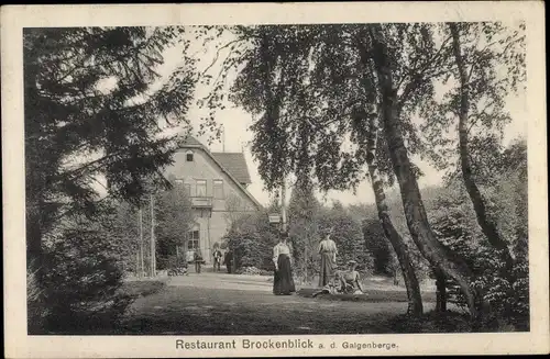 Ak Hildesheim in Niedersachsen, Restaurant Brockenblick a. d. Galgenberge